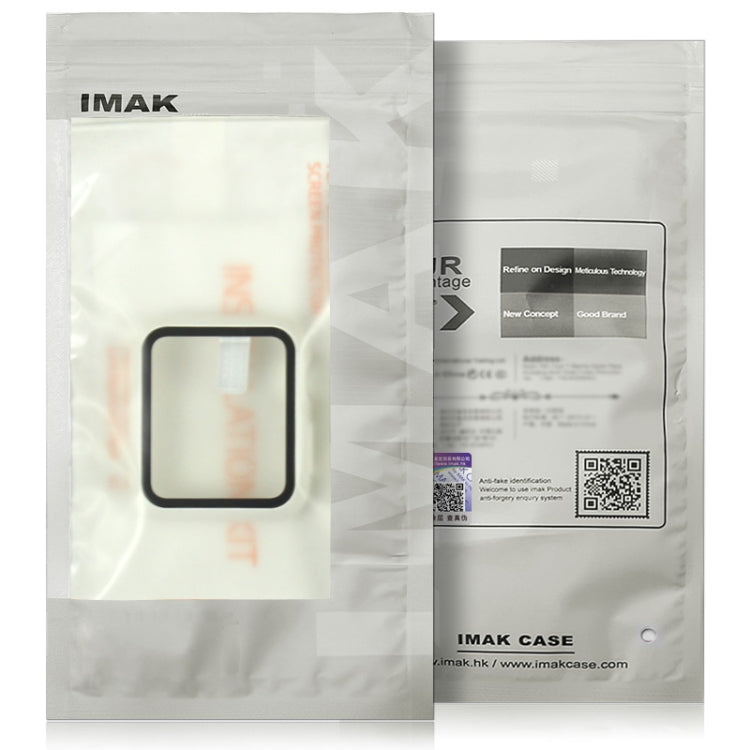 For Apple Watch Series 10 46mm imak Integrated Watch Case with Film(Titanium Gold) - Watch Cases by imak | Online Shopping UK | buy2fix