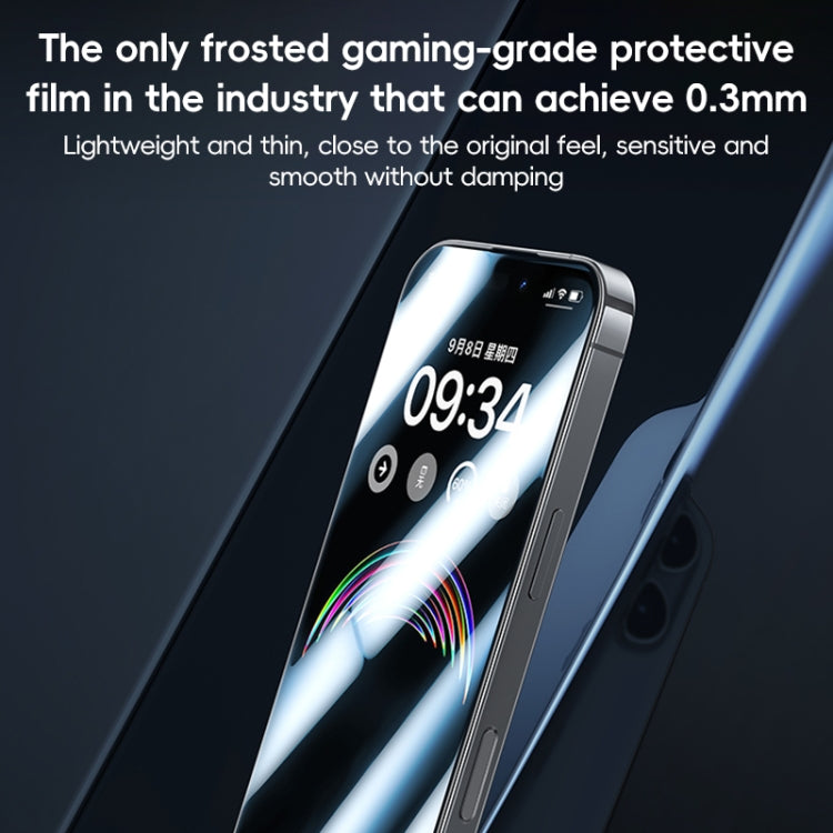 For iPhone 16 Pro Max Benks Ice Sense Gaming Frosted Tempered Glass Film - iPhone 16 Pro Max Tempered Glass by Benks | Online Shopping UK | buy2fix