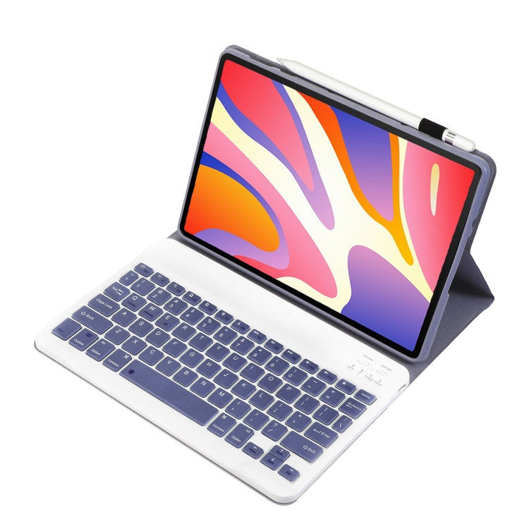 For Huawei MatePad SE 11 2024 AH21 Ultra-thin Detachable Bluetooth Keyboard Leather Tablet Case(Lavender White) - Others Keyboard by buy2fix | Online Shopping UK | buy2fix