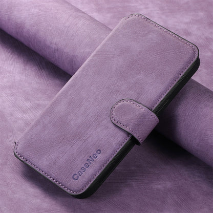 For iPhone 16 Pro Max CaseNeo MagSafe RFID Anti-theft Retro Leather Phone Case(Purple) - iPhone 16 Pro Max Cases by CaseNeo | Online Shopping UK | buy2fix