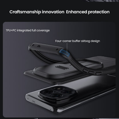 For Redmi Note 14 Pro 5G NILLKIN CamShield Pro PC Phone Case(Black) - Note 14 Pro Cases by NILLKIN | Online Shopping UK | buy2fix