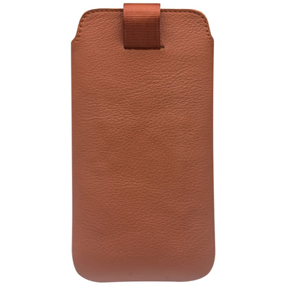 For iPhone X / XS QIALINO Nappa Texture Top-grain Leather Liner Bag with Card Slots(Brown) - More iPhone Cases by QIALINO | Online Shopping UK | buy2fix