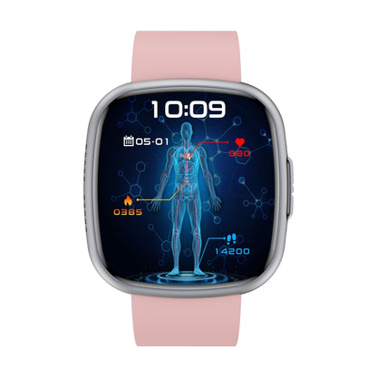 ET593 1.75 inch IPS Square Screen Smart Watch, ECG Electrocardiogram / Blood Sugar Monitoring(Pink) - Smart Watches by buy2fix | Online Shopping UK | buy2fix