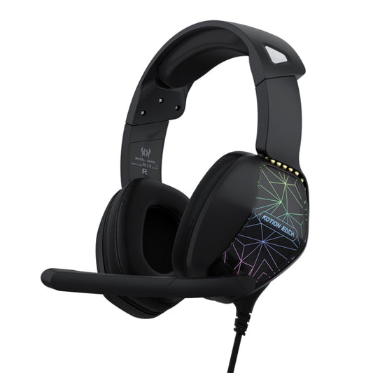 KOTION EACH G6000 On-Ear Gaming Headset with Mic, Length: About 2.1m(Black) - Multimedia Headset by KOTION EACH | Online Shopping UK | buy2fix