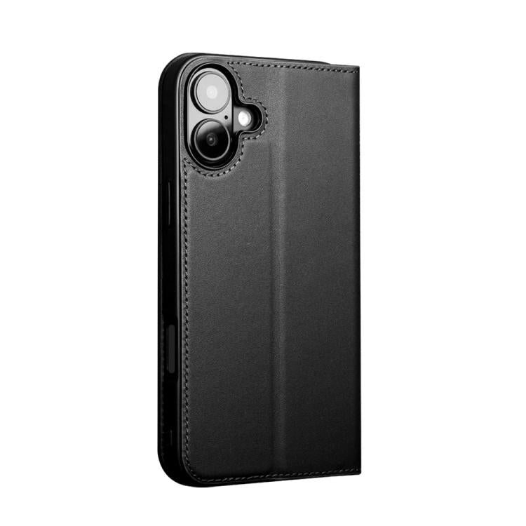 For iPhone 16 Plus QIALINO Classic Gen2 Genuine Leather Phone Case(Black) - iPhone 16 Plus Cases by QIALINO | Online Shopping UK | buy2fix