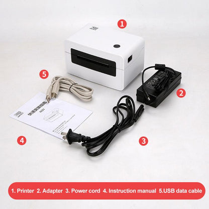 HPRT N31C Computer Version Express Electronic Waybill Printer, Plug:AU Plug(White) - Printer by buy2fix | Online Shopping UK | buy2fix