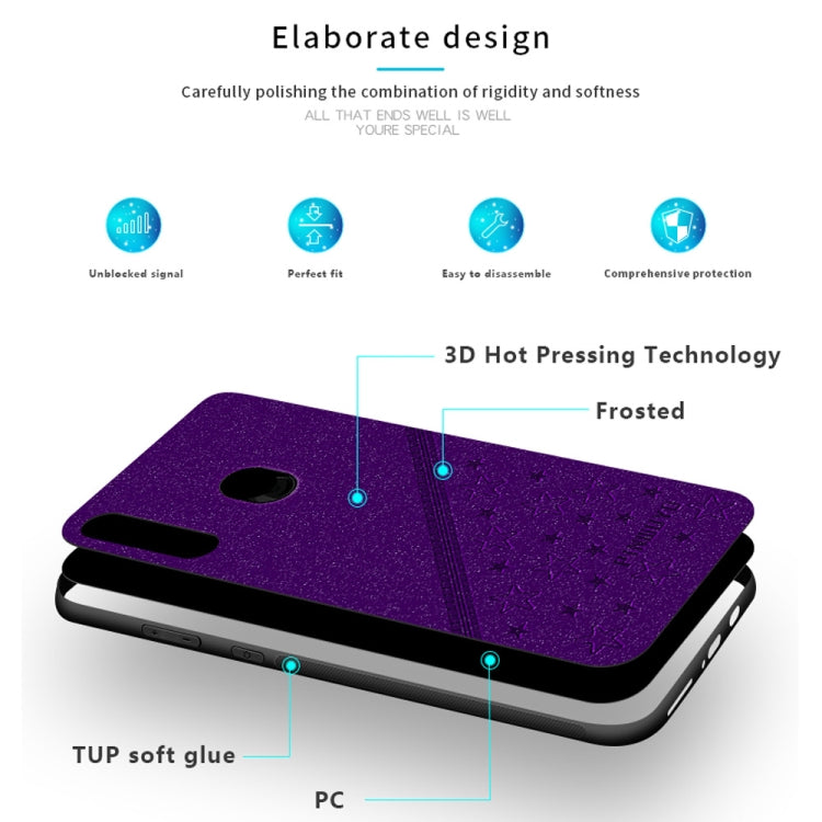 PINWUYO Full Coverage Waterproof Shockproof PC+TPU+PU Case for Huawei P30 Lite (Purple) - Huawei Cases by PINWUYO | Online Shopping UK | buy2fix