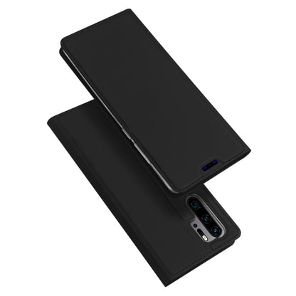 DUX DUCIS Skin Pro Series Horizontal Flip PU + TPU Leather Case for Huawei P30 Pro, with Holder & Card Slots (Black) - Huawei Cases by DUX DUCIS | Online Shopping UK | buy2fix