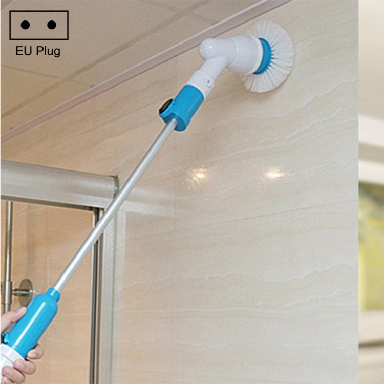 Multi-function Tub and Tile Scrubber Cordless Power Spin Scrubber Power Cleaning Brush Set for Bathroom Floor Wall, EU Plug - Cleaning Tools by buy2fix | Online Shopping UK | buy2fix