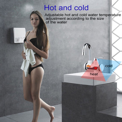 3s Fast Heat Electrothermal Rotatable Faucet Water Tap with Digital Display, 220V, Size: S - Shower Head by buy2fix | Online Shopping UK | buy2fix