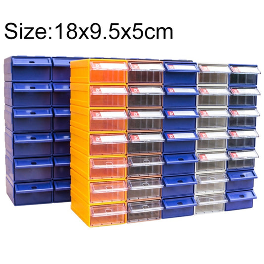 Thickened Combined Plastic Parts Cabinet Drawer Type Component Box Building Block Material Box Hardware Box, Random Color Delivery, Size: 18cm x 9.5cm x 5cm - Storage Bags & Boxes by buy2fix | Online Shopping UK | buy2fix