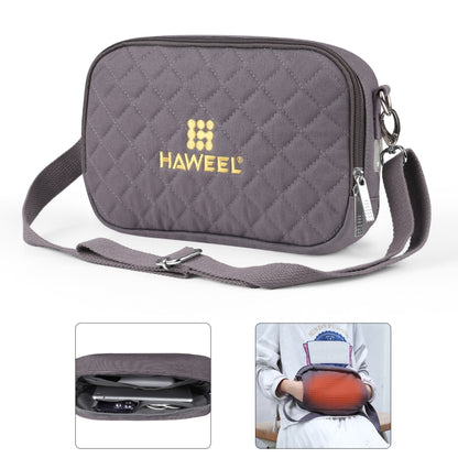 HAWEEL Messenger Shoulder Small Bag Digital Tablet Phone Warmer Storage Bag with Hand Warmer(Grey) - Single-shoulder Bags by HAWEEL | Online Shopping UK | buy2fix