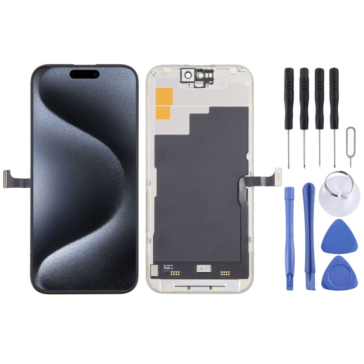 For iPhone 15 Pro OEM LCD Screen with Digitizer Full Assembly - LCD Related Parts by buy2fix | Online Shopping UK | buy2fix