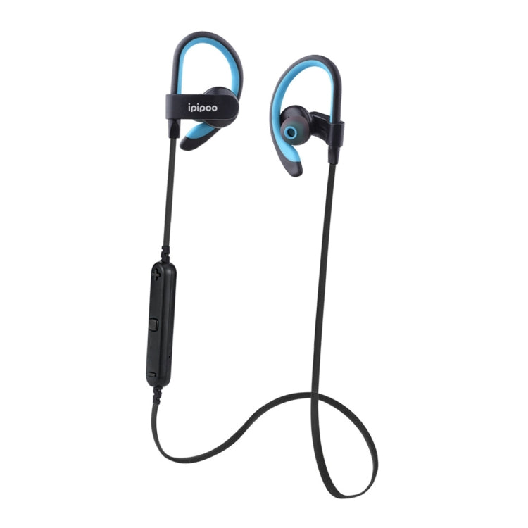 ipipoo iL98BL Ear-hung Bluetooth Headset(Blue) - Neck-mounted Earphone by ipipoo | Online Shopping UK | buy2fix