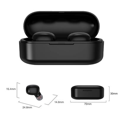 P1 TWS Bluetooth 5.0 Binaural Stereo Wireless Sports Bluetooth Earphone(Black) - TWS Earphone by buy2fix | Online Shopping UK | buy2fix