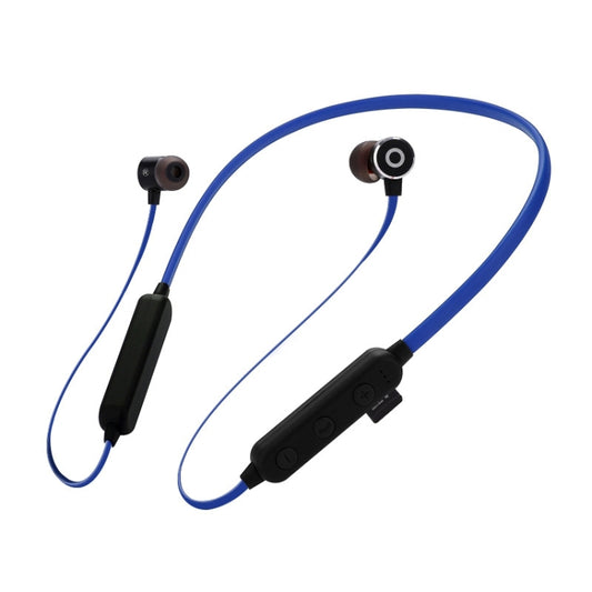 MG-G16 Bluetooth 4.2 Sport Wireless Bluetooth Earphone, Support Card(Black Blue) - Neck-mounted Earphone by buy2fix | Online Shopping UK | buy2fix