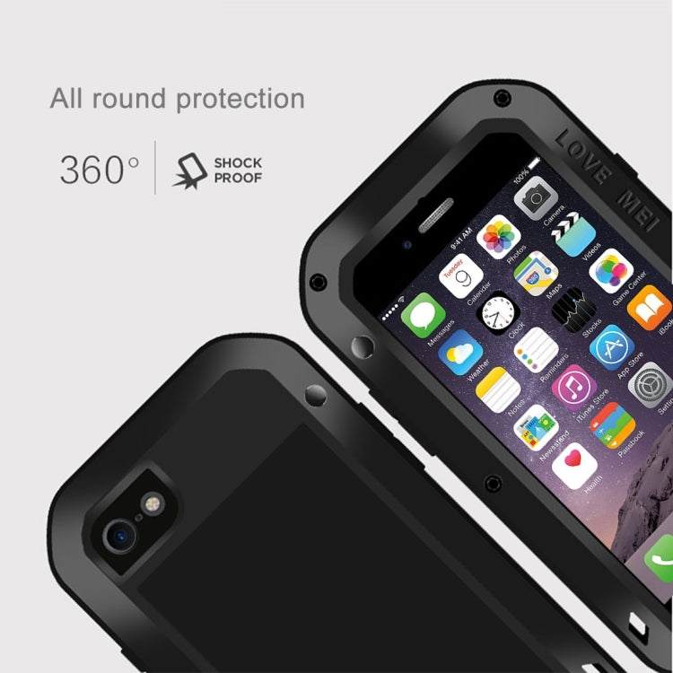 LOVE MEI for  iPhone 7 Professional and Powerful Dustproof Shockproof Anti-slip Metal Protective Case(Silver) - More iPhone Cases by LOVE MEI | Online Shopping UK | buy2fix