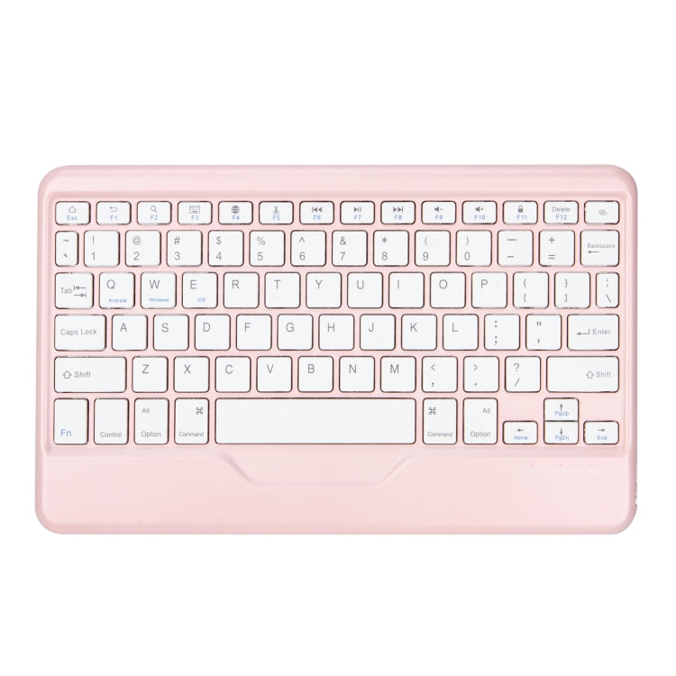 Z11B Pen Slot Bluetooth Keyboard Leather Tablet Case For iPad Pro 11 2021/2020/2018 (Pink) - For iPad Pro by buy2fix | Online Shopping UK | buy2fix
