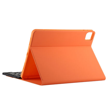 TG11BCS Detachable Bluetooth Black Keyboard Microfiber Leather Tablet Case for iPad Pro 11 inch (2020), with Backlight & Touchpad & Pen Slot & Holder (Orange) - For iPad Pro by buy2fix | Online Shopping UK | buy2fix