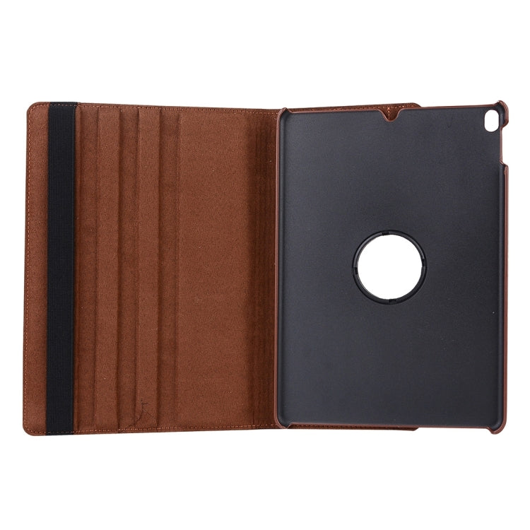 Litchi Texture 360 Degree Spin Multi-function Horizontal Flip Leather Protective Case with Holder for iPad Pro 10.5 inch / iPad Air (2019) (Brown) - iPad Pro 10.5 inch Cases by buy2fix | Online Shopping UK | buy2fix