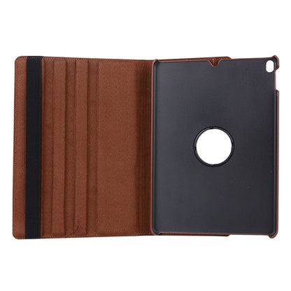 Litchi Texture 360 Degree Spin Multi-function Horizontal Flip Leather Protective Case with Holder for iPad Pro 10.5 inch / iPad Air (2019) (Brown) - iPad Pro 10.5 inch Cases by buy2fix | Online Shopping UK | buy2fix