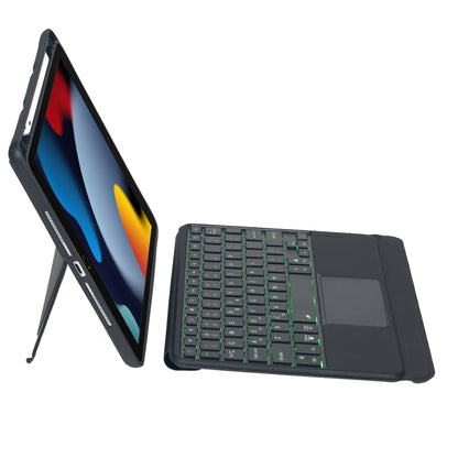 T102-AS For iPad 10.2 2021/2020/2019 / Air 3 10.5/Pro 10.5 Touch Backlight Split Type Bluetooth Keyboard Leather Case - Universal by buy2fix | Online Shopping UK | buy2fix