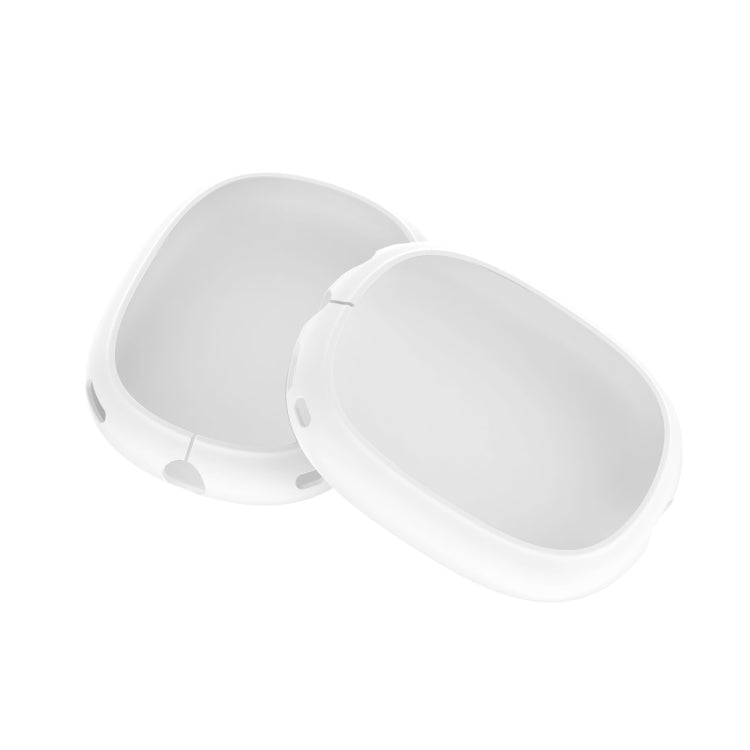 A Pair Full Coverage Anti-scratch Silicone Headphone Protective Case for AirPods Max(Transparent) - For AirPods Max by buy2fix | Online Shopping UK | buy2fix