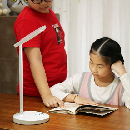 LED Student Learning Eye Protection Foldable Rechargeable Desk Lamp, Built-in 2000mAh Battery - Desk Lamps by buy2fix | Online Shopping UK | buy2fix