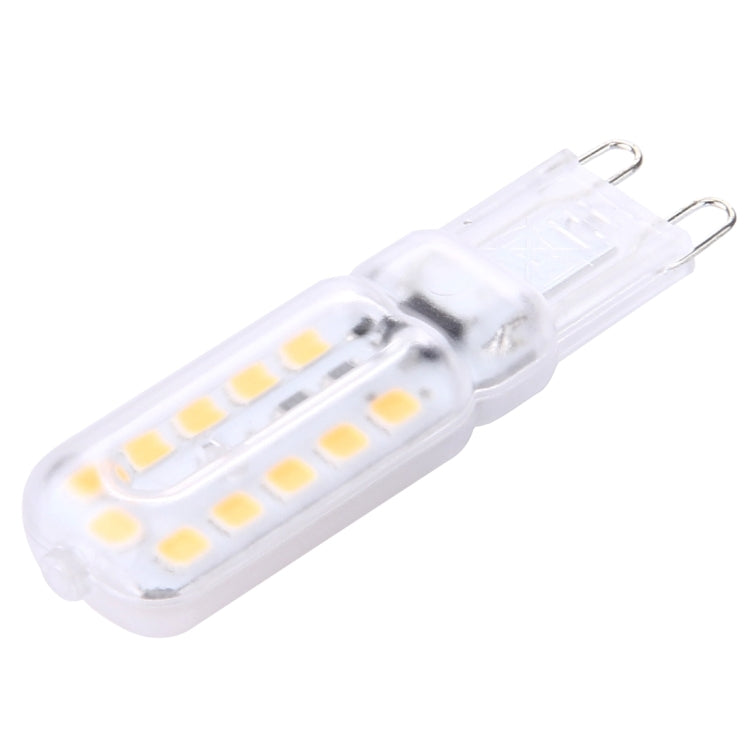 G9 3W 300LM 22 LEDs SMD 2835 Transparent Cover Corn Light, AC 110V(Warm White) - LED Blubs & Tubes by buy2fix | Online Shopping UK | buy2fix