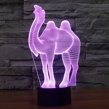 Camel Style 3D Touch Switch Control LED Light , 7 Color Discoloration Creative Visual Stereo Lamp Desk Lamp Night Light - Novelty Lighting by buy2fix | Online Shopping UK | buy2fix