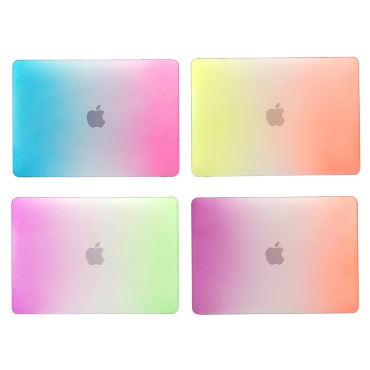 For 2016 New Macbook Pro 13.3 inch A1706 & A1708 Laptop Rainbow Pattern PC Protective Case - MacBook Pro Cases by buy2fix | Online Shopping UK | buy2fix