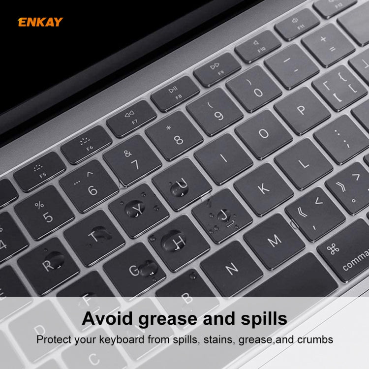 ENKAY TPU Keyboard Protector Cover for MacBook Air 13.3 inch A1932 (2018), EU Version - Keyboard Protector by ENKAY | Online Shopping UK | buy2fix