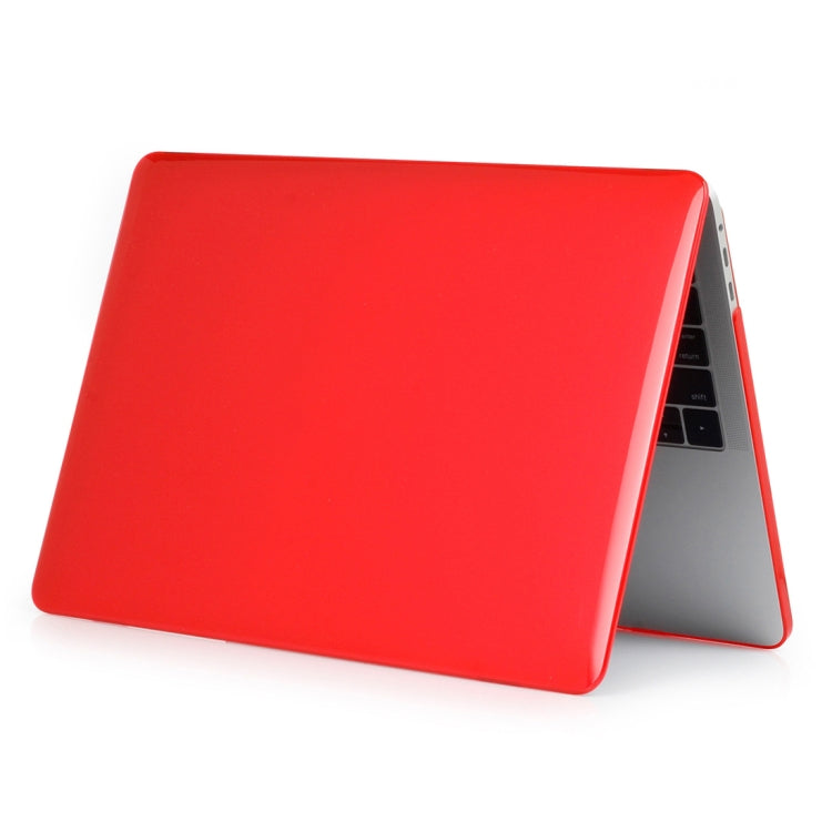 ENKAY Hat-Prince 2 in 1 Crystal Hard Shell Plastic Protective Case + US Version Ultra-thin TPU Keyboard Protector Cover for 2016 New MacBook Pro 13.3 inch without Touchbar (A1708)(Red) - MacBook Pro Cases by ENKAY | Online Shopping UK | buy2fix