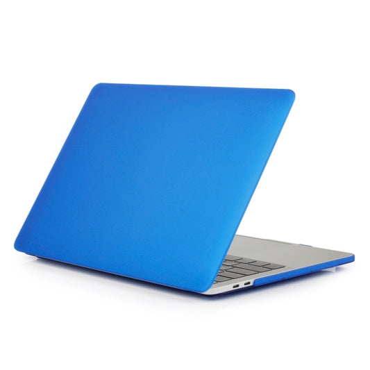 Laptop Frosted Style PC Protective Case for MacBook Pro 15.4 inch A1990 (2018)(Dark Blue) - MacBook Pro Cases by buy2fix | Online Shopping UK | buy2fix