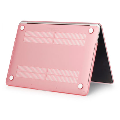 Laptop Frosted Style PC Protective Case for MacBook Pro 15.4 inch A1990 (2018)(Pink) - MacBook Pro Cases by buy2fix | Online Shopping UK | buy2fix