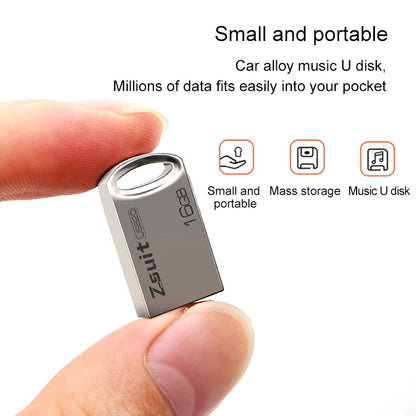 Zsuit 128GB USB 2.0 Mini Metal Ring Shape USB Flash Disk - USB Flash Drives by buy2fix | Online Shopping UK | buy2fix