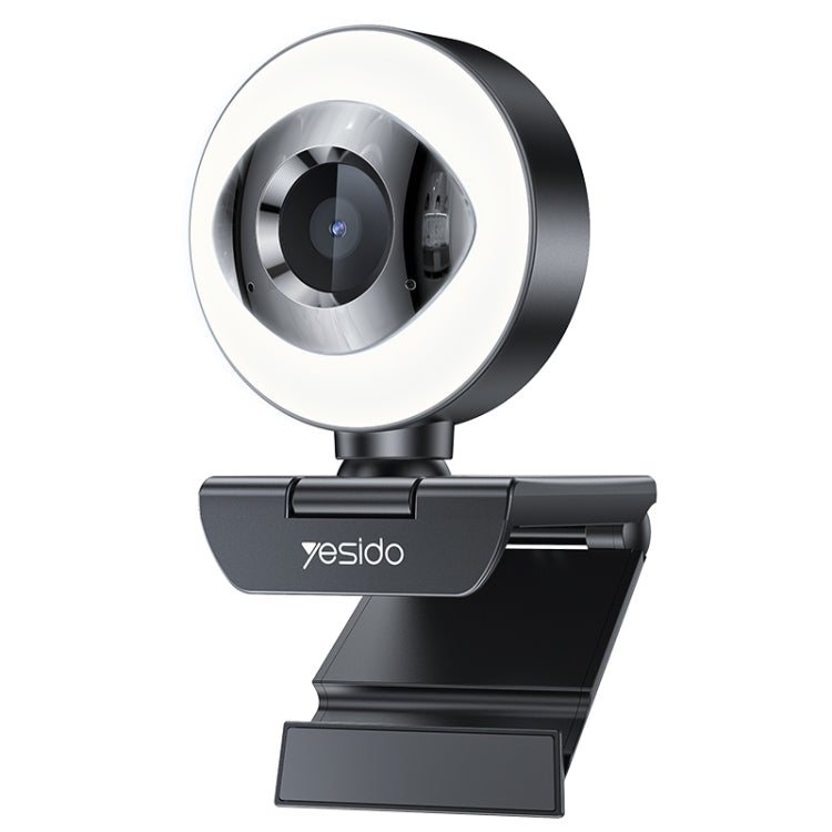 Yesido KM20 2K Zoom 4.0MP HD USB Webcam, Cable Length 1.5m with Fill Light - HD Camera by Yesido | Online Shopping UK | buy2fix