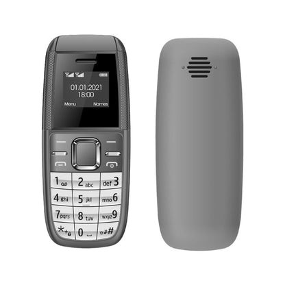 Mini BM200 Mobile Phone, 0.66 inch, MT6261D, 21 Keys, Bluetooth, MP3 Music, Dual SIM, Network: 2G (Grey) - Others by buy2fix | Online Shopping UK | buy2fix