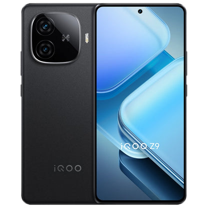 vivo iQOO Z9, Dual Back Cameras, 12GB+512GB, Face ID Screen Fingerprint Identification, 6.78 inch Android 14.0 OriginOS 4 Snapdragon 7 Gen 3 Octa Core 2.63GHz, OTG, NFC, Network: 5G, Support Google Play (Black) - vivo by vivo | Online Shopping UK | buy2fix