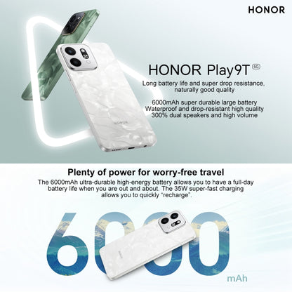 Honor Play9T 5G, 8GB+256GB, 6.77 inch MagicOS 8.0 Qualcomm Snapdragon 4 Gen2 Octa Core up to 2.2GHz, Network: 5G, OTG, Not Support Google Play (Black) - Honor by Huawei | Online Shopping UK | buy2fix