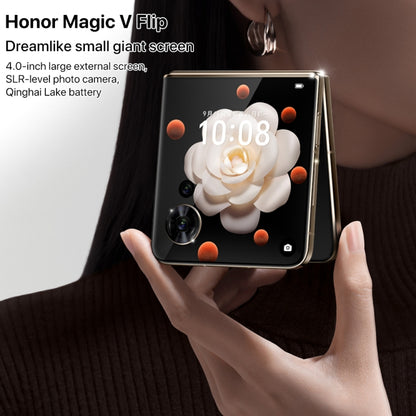 Honor Magic V Flip, 12GB+1TB, 6.8 inch + 4.0 inch Screen MagicOS 8.0 Snapdragon 8+ Gen 1 Octa Core, Network: 5G, NFC, OTG (Black) - Honor by Huawei | Online Shopping UK | buy2fix