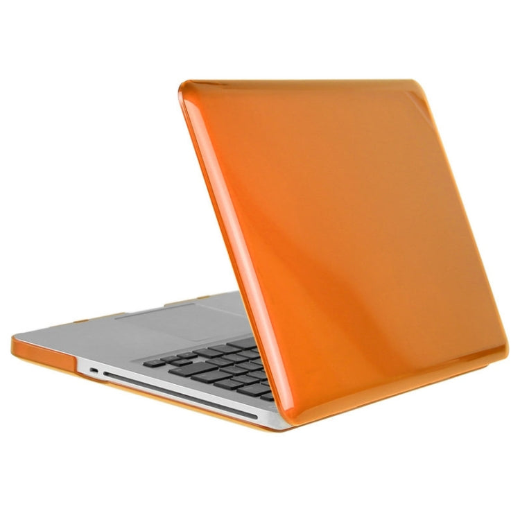 ENKAY for Macbook Pro 15.4 inch (US Version) / A1286 Hat-Prince 3 in 1 Crystal Hard Shell Plastic Protective Case with Keyboard Guard & Port Dust Plug(Orange) - MacBook Pro Cases by ENKAY | Online Shopping UK | buy2fix