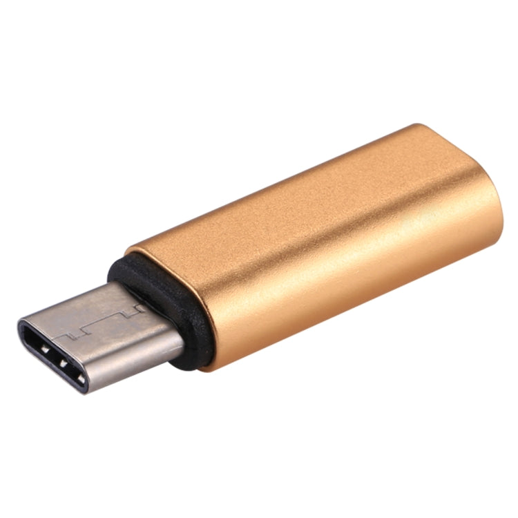 8 Pin Female to USB-C / Type-C Male Metal Shell Adapter(Gold) - Converter & Adapter by buy2fix | Online Shopping UK | buy2fix