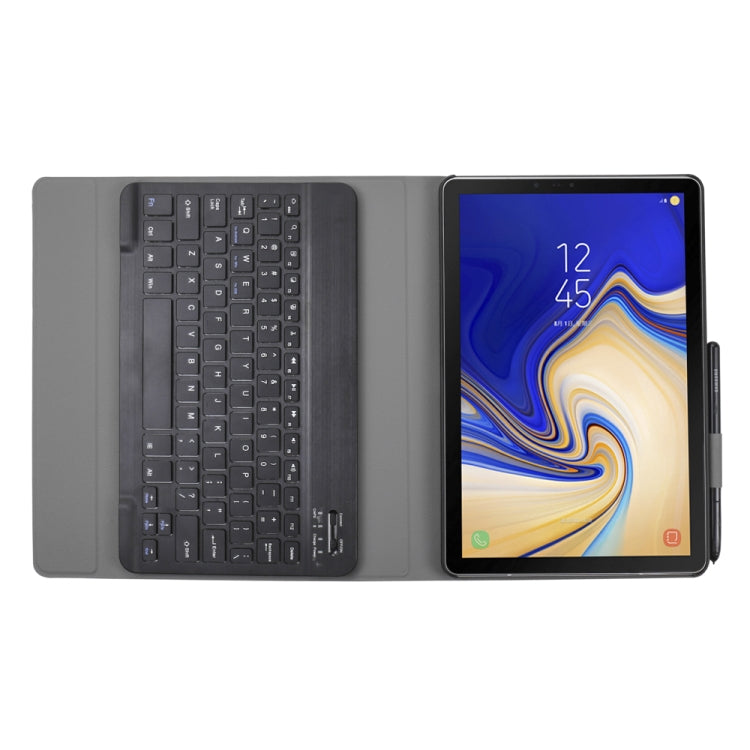 A510 Bluetooth 3.0 Ultra-thin Detachable Bluetooth Keyboard Leather Tablet Case for Samsung Galaxy Tab A 10.1 (2019) T510 / T515, with Pen Slot & Holder (Black) - Samsung Keyboard by buy2fix | Online Shopping UK | buy2fix