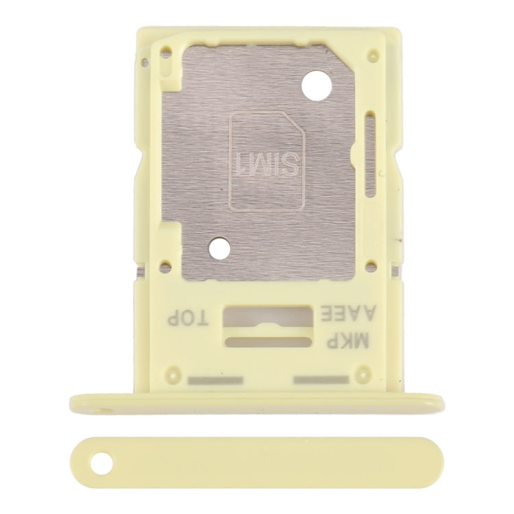 For Samsung Galaxy A15 4G SM-A155F Original SIM Card Tray + SIM / Micro SD Card Tray (Yellow) - Card Socket by buy2fix | Online Shopping UK | buy2fix