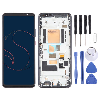 For Asus Smartphone for Snapdragon Insiders ZS675KW AMOLED LCD Screen Digitizer Full Assembly with Frame - LCD Screen by buy2fix | Online Shopping UK | buy2fix