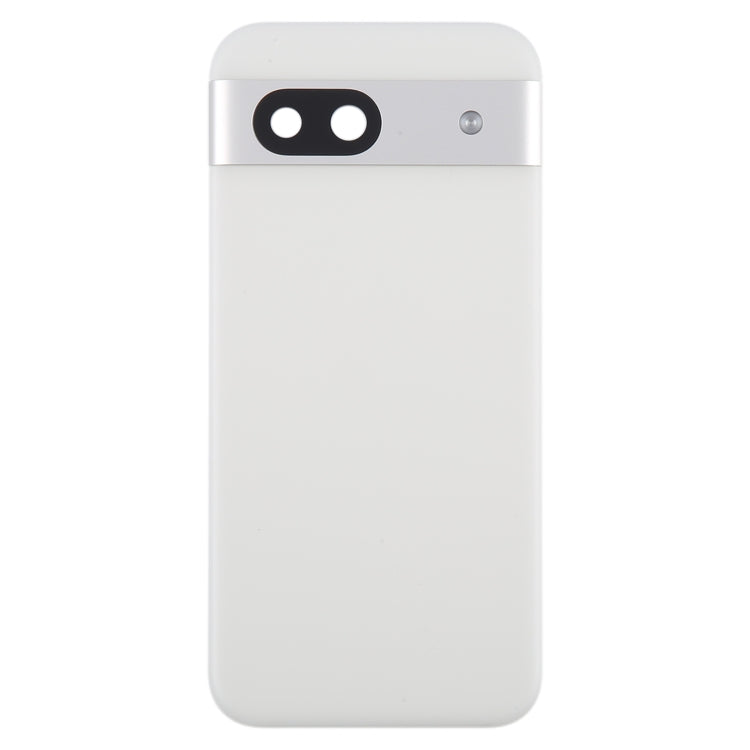 For Google Pixel 8a Original Battery Back Cover with Camera Lens Cover(Silver) - Back Cover by buy2fix | Online Shopping UK | buy2fix