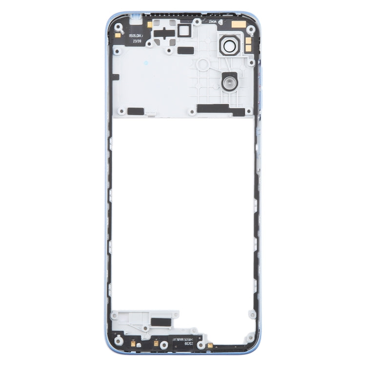 For Motorola Moto G Play 2024 Original Middle Frame Bezel Plate (Blue) - Frame Bezel Plate by buy2fix | Online Shopping UK | buy2fix