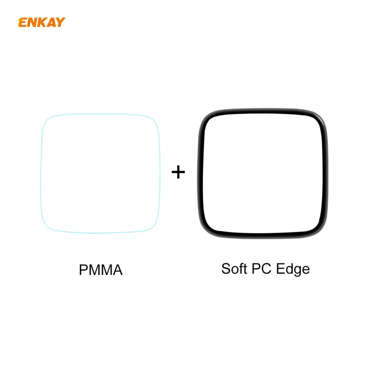 5 PCS For Fitbit Versa 3 / Fitbit Sense ENKAY Hat-Prince 3D Full Screen Soft PC Edge + PMMA HD Screen Protector Film - Screen Protector by ENKAY | Online Shopping UK | buy2fix