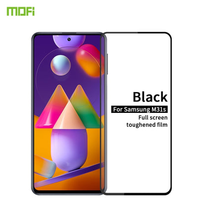 For Samsung Galaxy M31S MOFI 9H 2.5D Full Screen Tempered Glass Film(Black) - Galaxy Tempered Glass by MOFI | Online Shopping UK | buy2fix